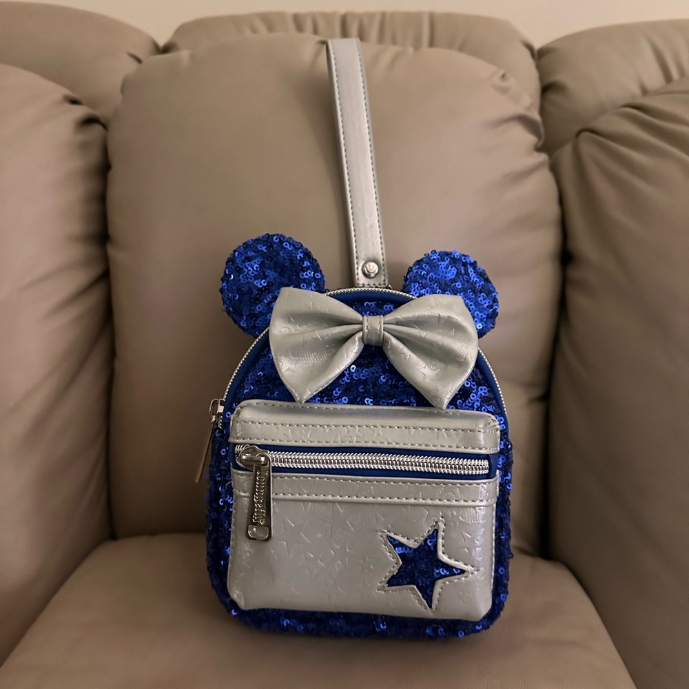 Disney Park Loungefly Make a Wish Wristlet, New with Tags